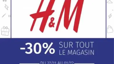 Black Friday H&M à Anfaplace -30% de remise Jusqu'au 1 Décembre 2019