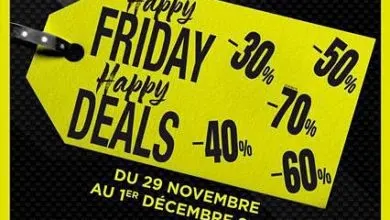 Happy Friday chez Morocco Mall du 29 Novembre au 1 Décembre 2019