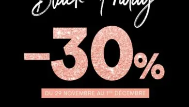 Black Friday Rêve d'un jour -30% sur une sélection d'articles jusqu'au 1 décembre 2019