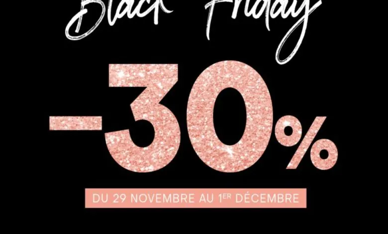 Black Friday Rêve d'un jour -30% sur une sélection d'articles jusqu'au 1 décembre 2019