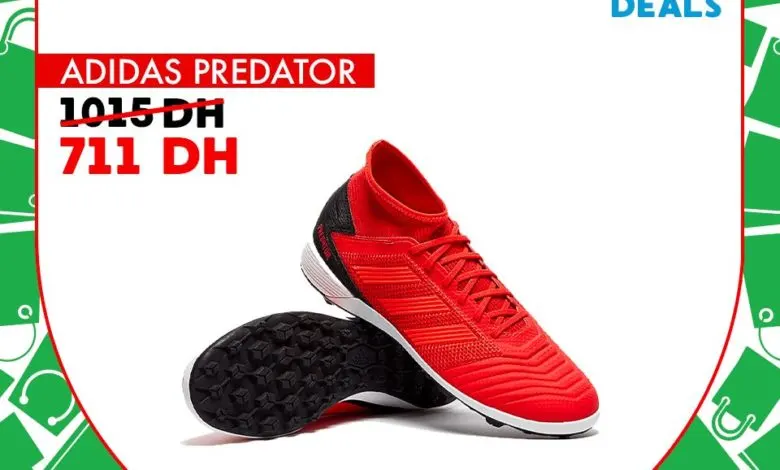 Prix Spéciale Adidas magasin Anfaplace MALL Chaussure Football PREDATOR 711Dhs au lieu de 1015Dhs