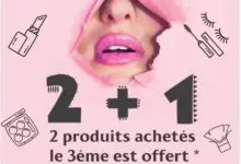 Promo MIA Cosmetics Maroc 2 produits maquillage achetés le 3ème est offert