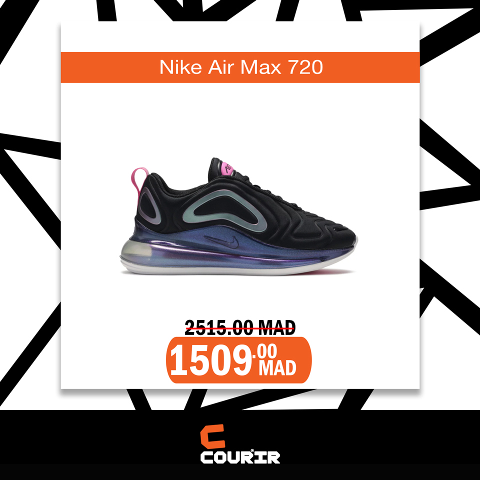 Soldes Courir Maroc Nike Ait Max 720 à 1509Dhs au lieu de 2515Dhs