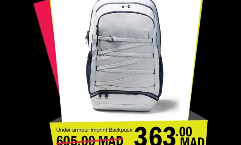Soldes GO Sport Maroc UNDER ARMOUR Imprint Backpack 363Dhs au lieu de 605Dhs