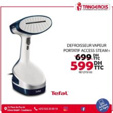 Promo Tangerois Electro Défroisseur vapeur portatif ACCESS STEAM+ 599Dhs au lieu de 699Dhs