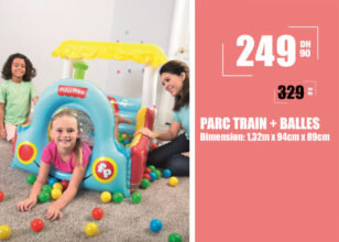 Soldes Aswak Assalam PARC TRAIN + BALLES 249Dhs au lieu de 329Dhs