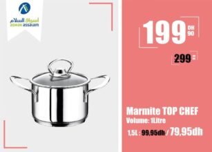 Promo Aswak Assalam Marmite 1L TOP CHEF 59Dhs au lieu de 79Dhs