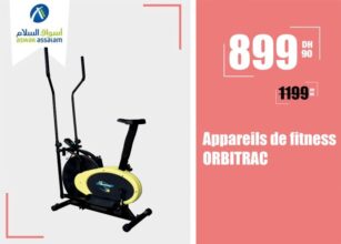 Soldes Aswak Assalam Appareils de fitness Orbitrac 899Dhs au lieu de 1199Dhs
