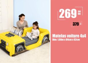 Promo Aswak Assalam Matelas voiture 4x4 269Dhs au lieu de 379Dhs