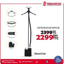 Promo Tangerois Electro Défroisseur vapeur SteamOne 2399Dhs au lieu de 2299Dhs