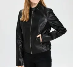 Nouveau chez LC Waikiki Maroc Jacket faux-cuir pour femme 299Dhs