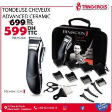 Promo Tangerois Tondeuse Cheveux REMINGTON 599Dhs au lieu de 699Dhs
