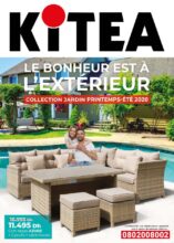 Catalogue Kitea Mobilier d’extérieur Collection Jardin Printemps Été 2020