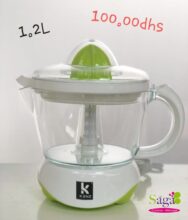Offre Stay at Home Saga Cuisine Presse-agrume KENZ 1.2L 100Dhs