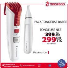 Promo Tangerois Pack Tondeuse barbe et nez 299Dhs au lieu de 399Dhs