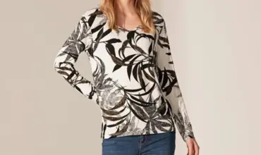 Soldes LC Waikiki Maroc T-Shirt imprimé pour femme 69Dhs au lieu de 89Dhs