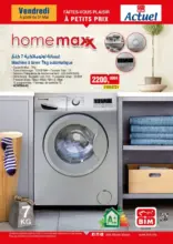 Catalogue Bim Maroc Spéciale Lave-linge à partir du vendredi 1 Mai 2020