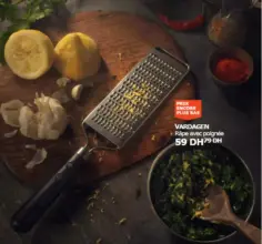 Prix encore plus bas Ikea Maroc Râpe avec poignée VARDAGEN 59Dhs au lieu de 79Dhs