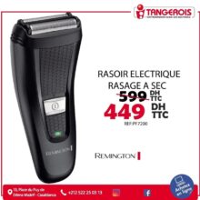 Promo Tangerois Rasoir électrique rasage à sec REMINGTON 449Dhs au lieu de 599Dhs