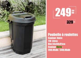 Dim 55x58x81cm Couleur Verte : 269.95dh au lieu de 349.95dh