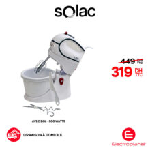 Promo Electroplanet Batteur avec bol SOLAC 319Dhs au lieu de 449Dhs