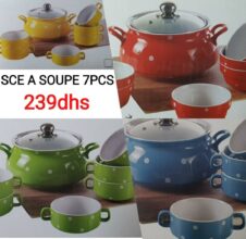 Offre Stay at Home Saga Cuisine Soupière 7 pièces à partir de 239Dhs