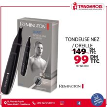 Promo Tangerois Tondeuse nez / Oreille REMINGTON 99Dhs au lieu de 149Dhs