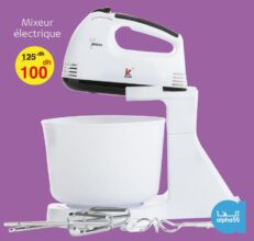 Promo Alpha55 Mixeur électrique KENZ à 100Dhs au lieu de 125Dhs