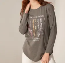 Nouveau chez LC Waikiki Maroc T-Shirt demi-saison pour femme 99Dhs