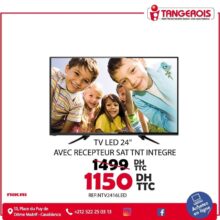 Promo Tangerois TV LED récepteur intégré NIKAI 1150Dhs au lieu de 1499Dhs