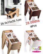 Offre Stay at Home Saga Cuisine Rangements de Chaussures 4 pièces 28Dhs