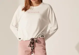 Nouveau chez LC Waikiki Maroc Sweat blanc pour femme 129Dhs