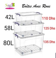 Offre Stay at Home chez Saga Cuisine Boîtes avec roue à partir de 110Dhs