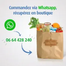 Offre Smart Commandez via Whatsapp récupérez en boutique chez Les Domaines Agricoles