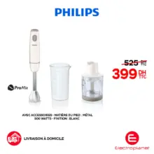 Promo Electroplanet ProMix Philips Avec Accessoires 399Dhs au lieu de 525Dhs