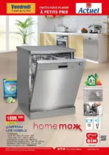 Catalogue Bim Maroc Spéciale Lave Vaisselle du Vendredi 10 Avril 2020