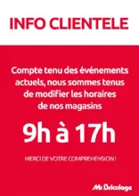 Nouvel Horaires chez Mr Bricolage Maroc de 9h à 17h