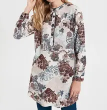 Nouveau chez LC Waikiki Maroc Tunique pour femme imprimé 149Dhs
