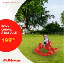 Offre pour nos anges chez Mr Bricolage Maroc Cheval à bascule PONY 199Dhs