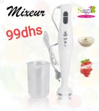 Offre Stay at Home Saga Cuisine Mixeur LUXUS 99Dhs