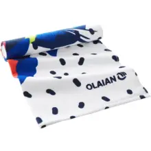Soldes Decathlon Maroc SERVIETTE BASIC L Print Zao 145x85Cm OLAIAN 89Dhs au lieu de 129Dhs