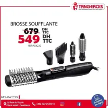 Soldes Tangerois Electro Brosse Soufflante REMINGTON 549Dhs au lieu de 679Dhs