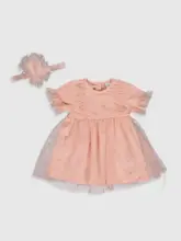 Offre de l'3ide chez LC Waikiki Maroc Robe + bandeau pour fille à 149Dhs
