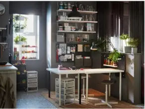 Offre Spéciale Ikea Maroc Caisson à tiroirs blanc LENNART 169Dhs