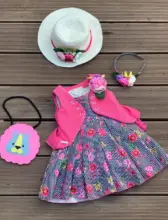 Offre de L'3ide Gorena Robe + Sac à main + Chapeau + Bandeau 249.5Dhs