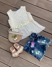 Offre de l'3ide Gorena ENSEMBLE +SAC À MAIN+PORTE-CLÉ (SANS SANDALES) 249Dhs