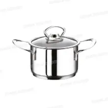 Soldes Aswak Assalam MINI-MARMITE FORME HAUTE 1 LITRE EN INOX 59Dhs au lieu de 79Dhs