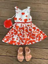 Offre de l'3ide Gorena ROBE COEUR + SAC À MAIN (SANS SANDALES) 269Dhs