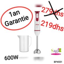 Soldes Saga Cuisine Mixeur plongeant UFESA Activa 219Dhs au lieu de 279Dhs
