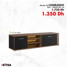Soldes Kitea Meuble TV LOMBARDO à 1350Dhs au lieu de 1750Dhs